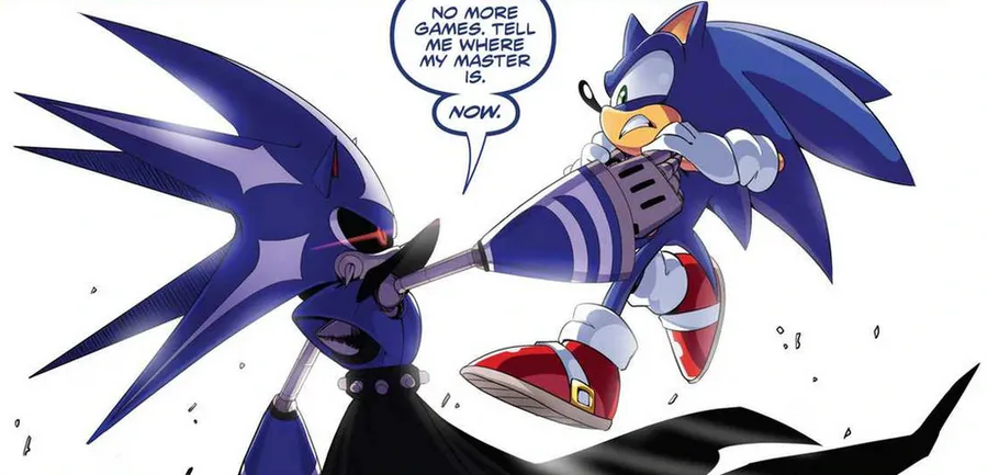 Sans! X on Game Jolt: Super Sonic vs Neo Metal Sonic