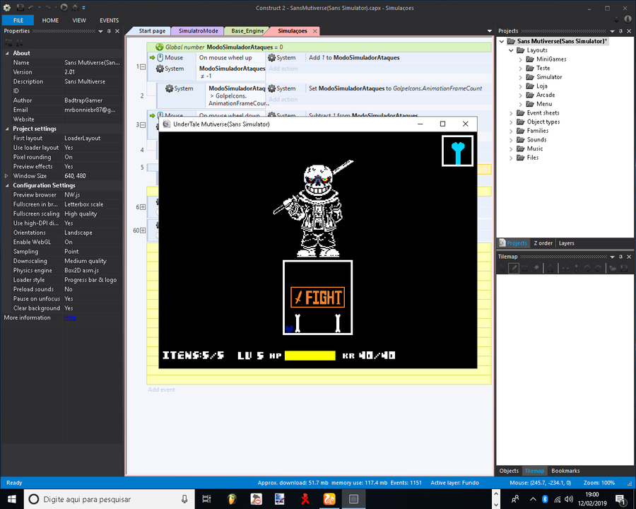 Sans Multiverse(Sans Simulator) versio 2.01 version 2.01 by  J-AlphaGames-P(BadtrapGamer) - How to uninstall it