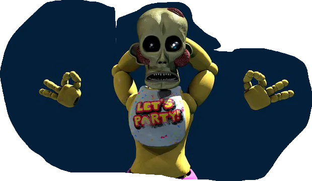 Realistic animatronic chica (entry)