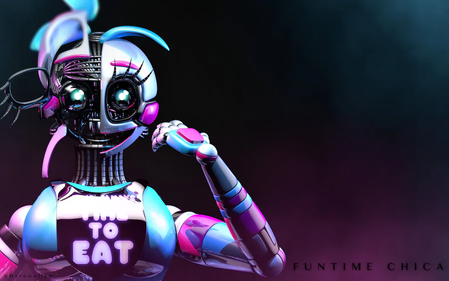 Link do vídeo no :  - Five night at's Funtime  Chica by Mateus_Hod