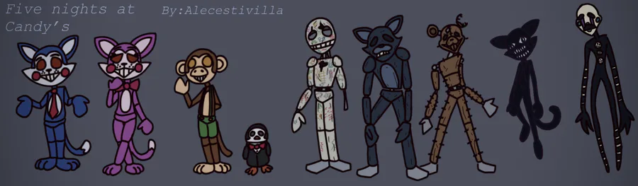 FNaF 1 Gang by Frederick-Arts on DeviantArt