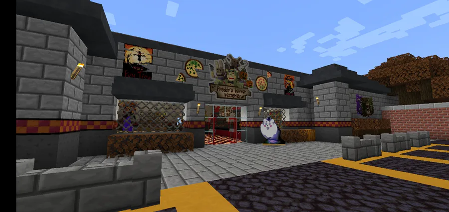 New Design FNaF Map For Minecraft