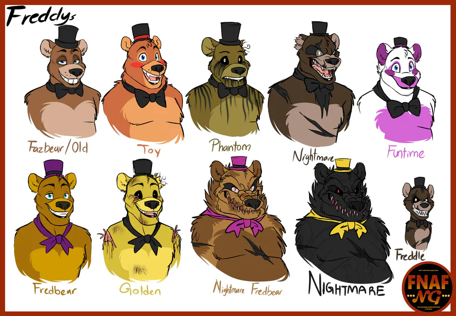 Namy Gaga's Art] FNAF Sister Location's Characters (Part 1