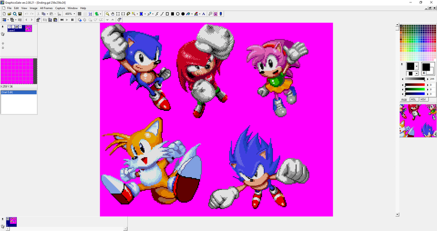 sonicfan :P on Game Jolt: Demonized tails,demonized knuckles and bramy  sprites!