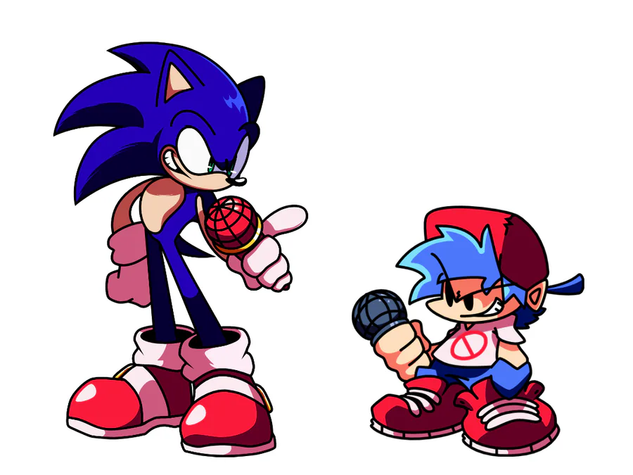 Alguns Sprites para meu mod de FNF do Sonic