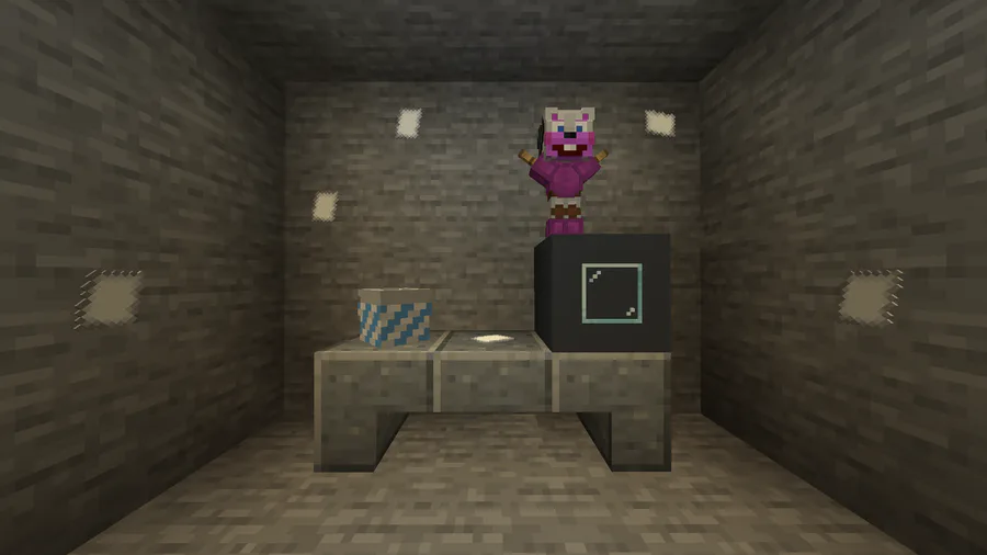 DaMeltedOne on Game Jolt: Minecraft Fnaf 1 Map Progress: Hello