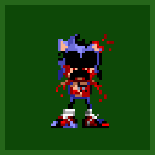 Funni Purpl Shad on Game Jolt: Sonic.exe 2011 pixel art (!don't take it  without my permission!) #s