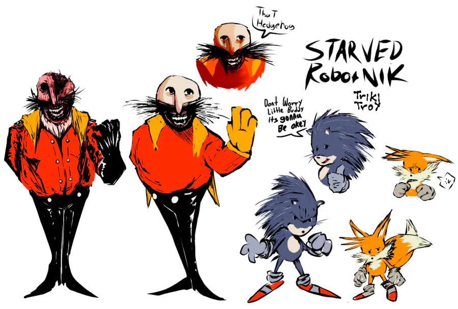 l left on Game Jolt: Monarch Starved Eggman and his lore