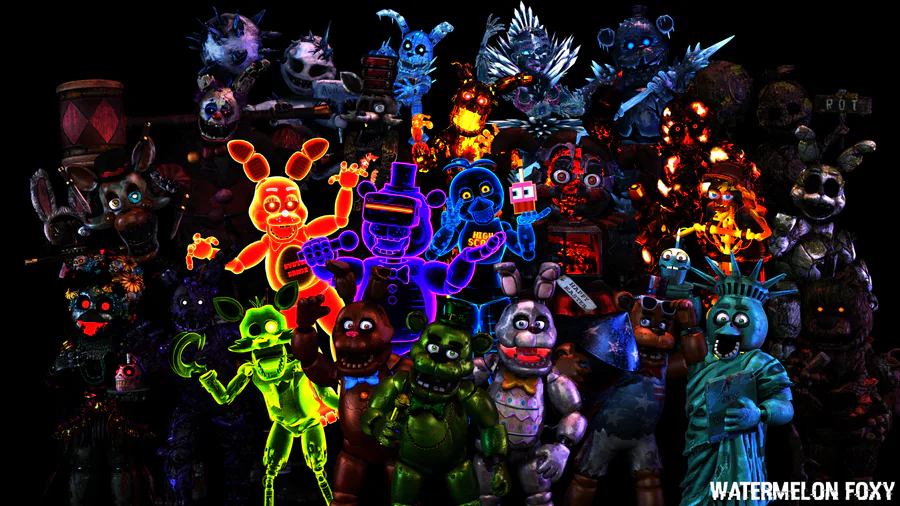 🏳️‍⚧️Bonnie🆖🤍 on Game Jolt: Happy Anniversary to FNAF AR