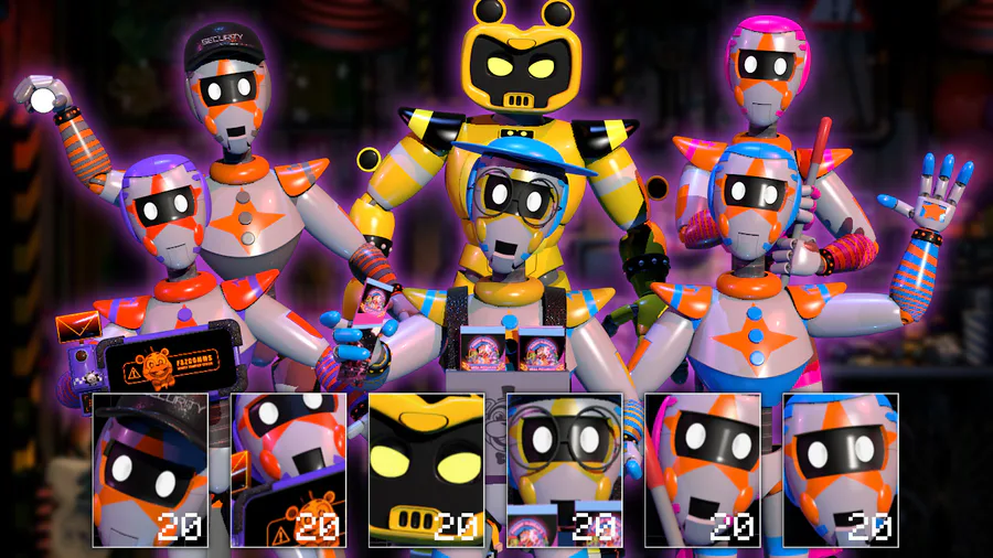 Freddy Fazbear's Pizzeria Simulator- Nightmare Glamrock Animatronics (Mod)  by NIXORY - Game Jolt