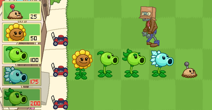 Plants vs Zombies Neighborhood Defense by CrisDevelop - Game Jolt