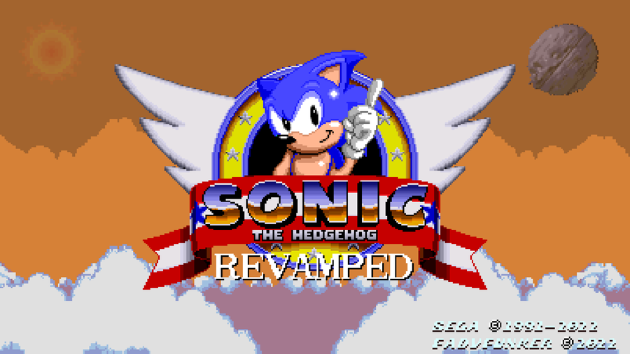 Sonic The Hedgehog Revamped Title Screens