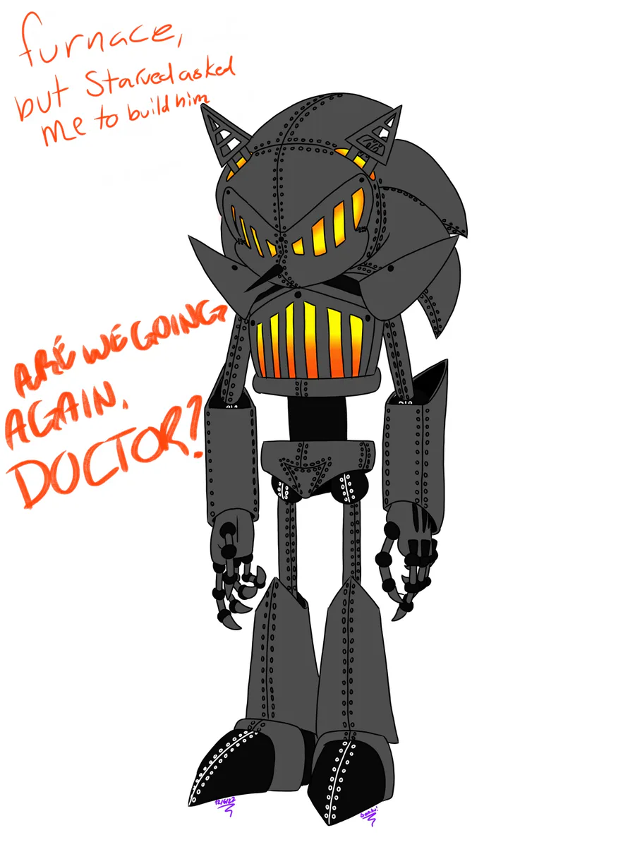 ✨Metal Sonic and Eggman✨ (The Horror Freak) on Game Jolt: Furnace, but  Starved asked me to build him instead