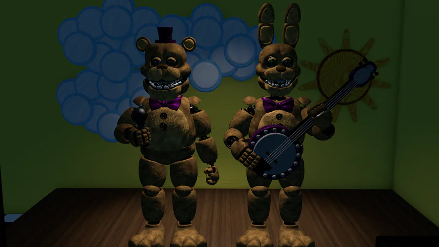 Krol'-animator on Game Jolt: Fredbear and SpringBonnie 🥰💜