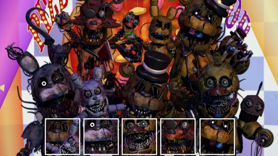 Ultimate Custom Night - Glamrock Animatronics FNaF: Sister Location (Mod)  by NIXORY - Game Jolt