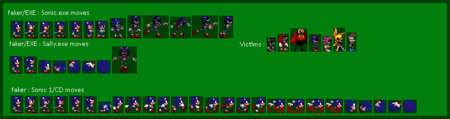 l left on Game Jolt: the start (make some sprites from Sonic.exe  characters like Modgen)