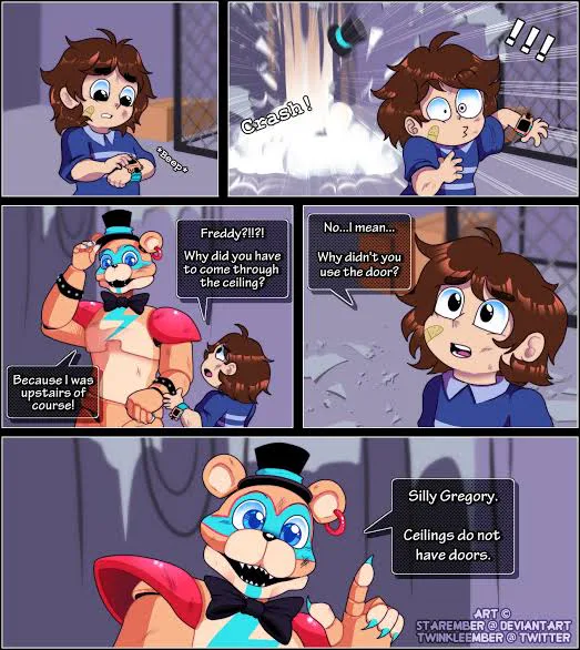 Baby Gregory (FNAF Security Breach Comic Dub) 