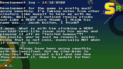 Sonic Reclassified (Legacy) by NotSoDevy - Game Jolt