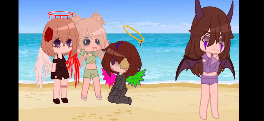 Life Of Gacha OCs - Beach day! - Wattpad