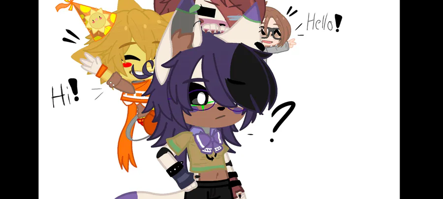 a•Lolbit•whit-a-Hat on Game Jolt: Just downloaded gacha nox I will remake  some of my character like i