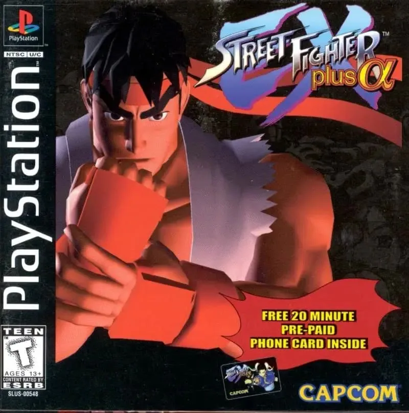 4 jogos street fighter ps1