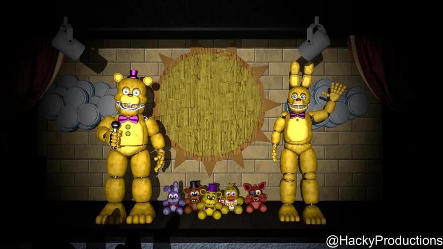 abcde on Game Jolt: fnaf + springbonnie and fredbear/golden freddy!