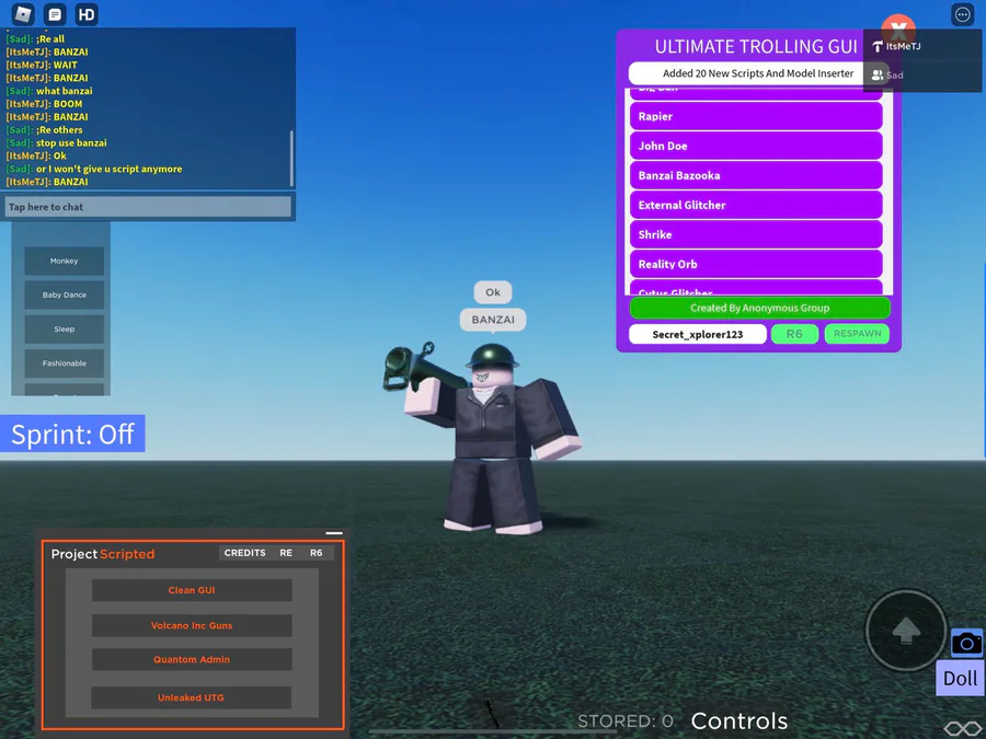 Admin commands! Kaiju Paradise Roblox 