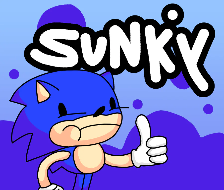 Sunky The Game Fan art (eu mesmo fiz gostaram? :)