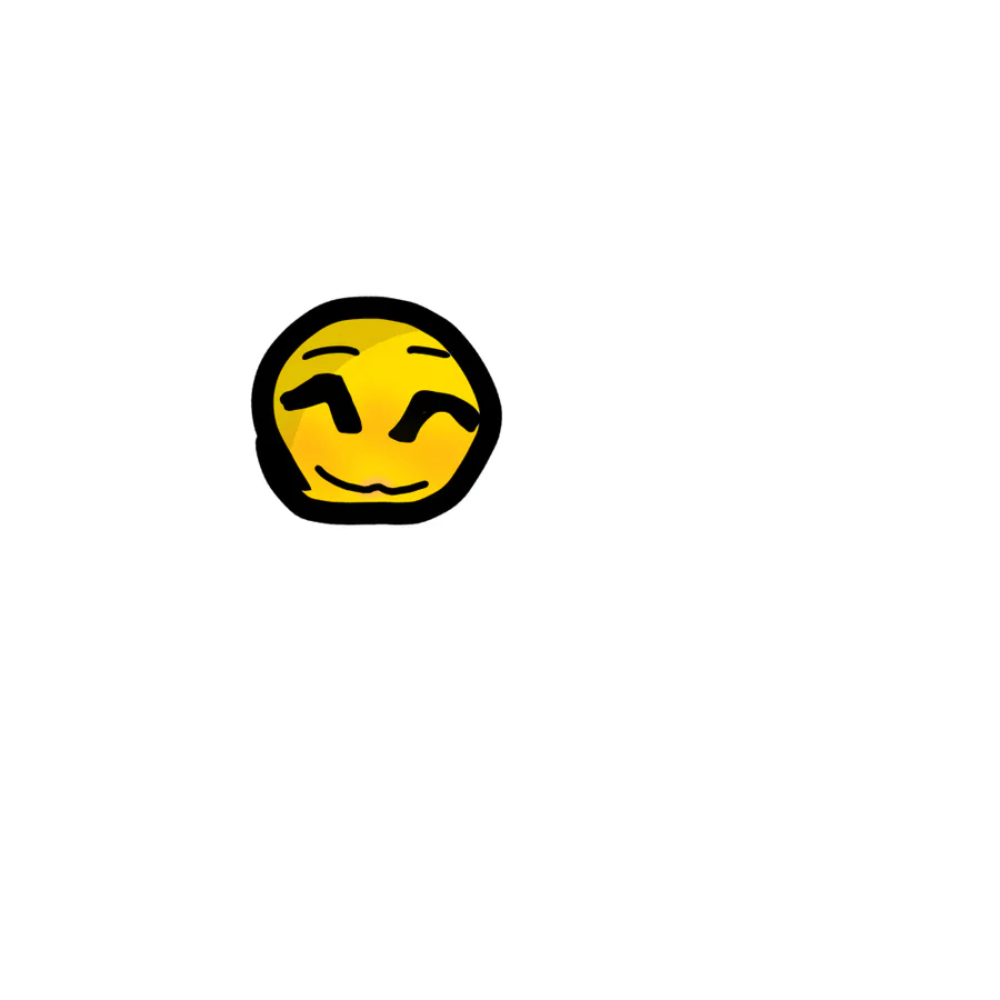 I drew my Oc as a cursed emoji