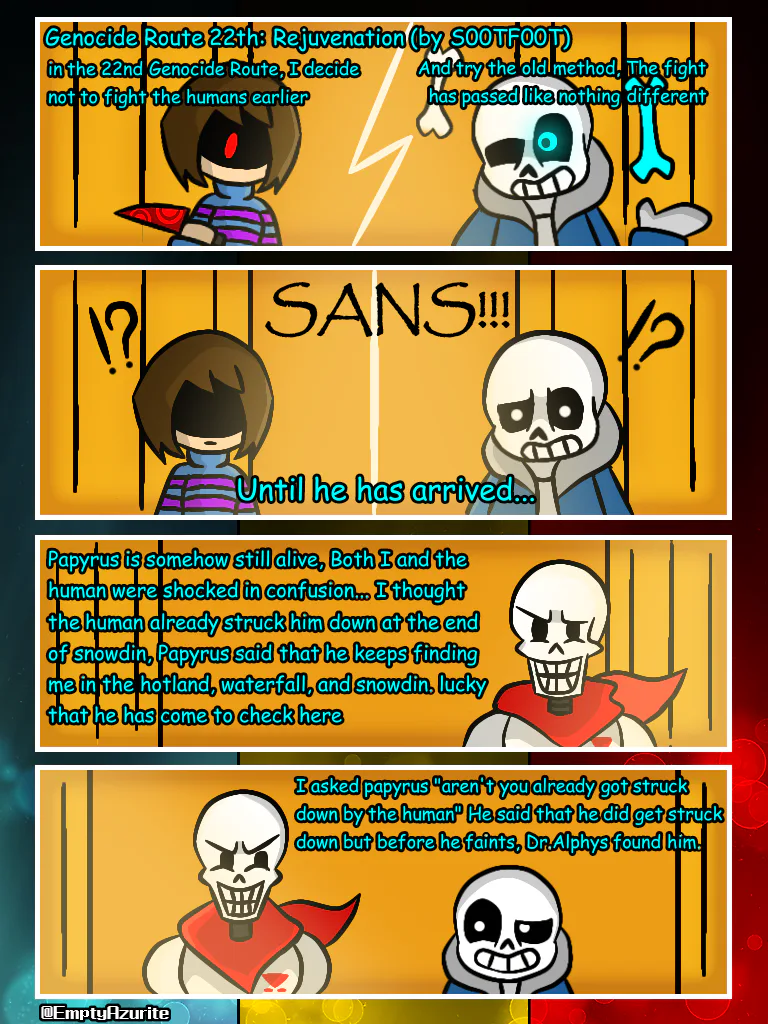 How could Sans have only 1 HP? On the genocide route, aren't all