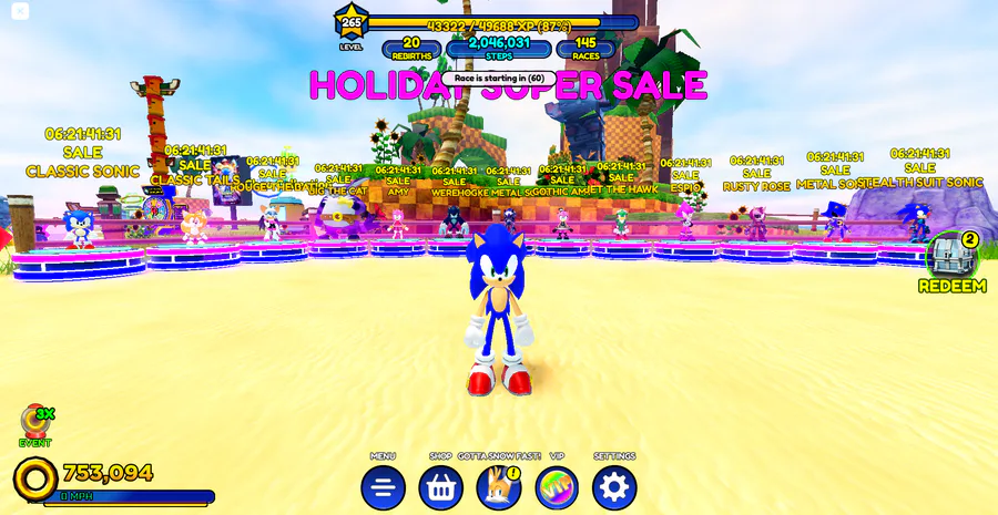 SonicSpeedSimulatorRebornLeaks (@SonicSpeedSimulatorRebornLeaks) - Game Jolt