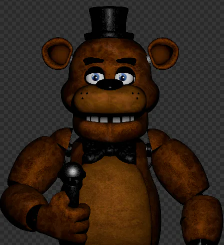 Render for my new FNaF fangame (made in FNaF maker cuz i cant code to good) Five  Nights at Freddy's: Pastshow, gamejolt page coming soon. Page will have  more info on the