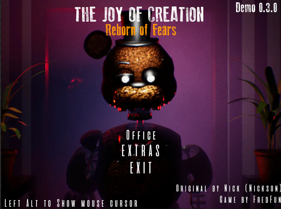 The Joy of Creation: Story Mode by Nikson. - Game Jolt
