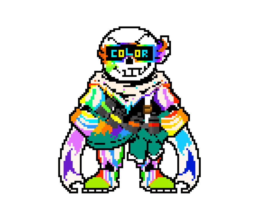 Scratch] Other version Ink! Help_ Ink Sans battle! [undertale fangame] 