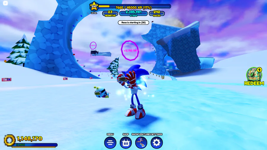 This boost levels you up fast in Roblox Sonic Speed Sim #roblox