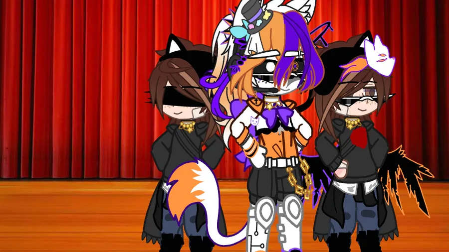 My Fnaf ocs in gacha club(Gacha Nox)