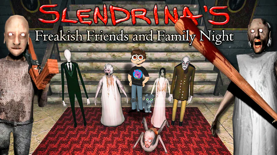 Slendrina's Freakish Friends and Family Night Free Download - FNAF