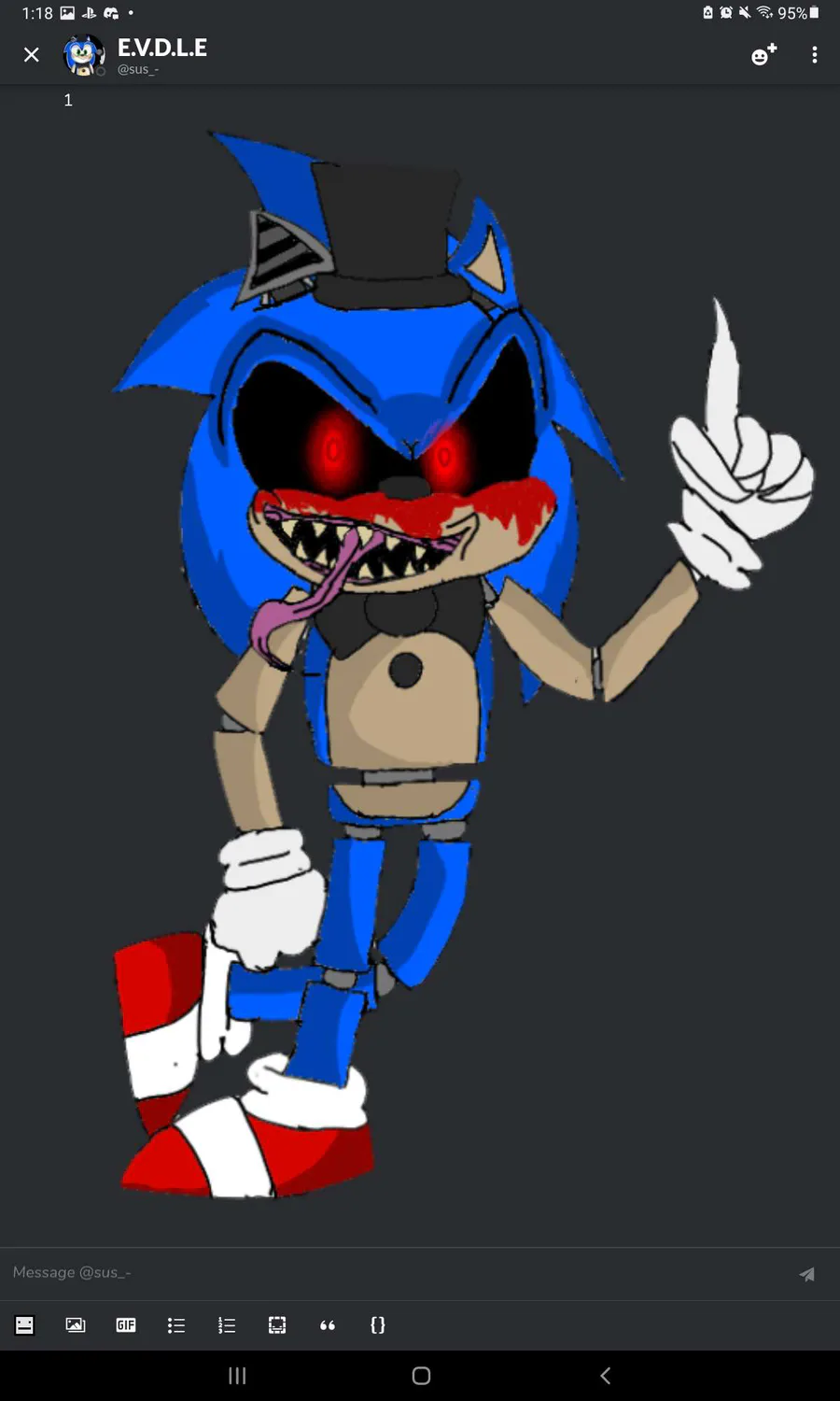 sonic.exe fnf redraw : r/SonicEXE