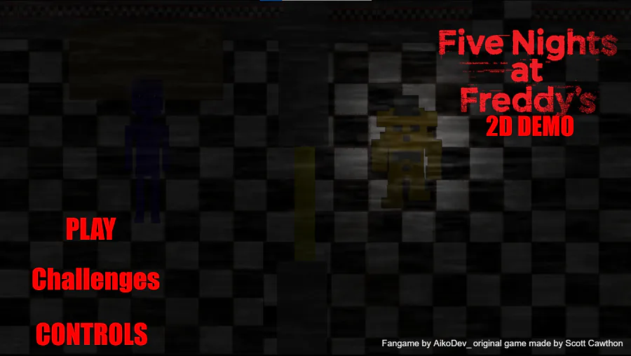 Five Nights At freddy's: 2D Horror Story