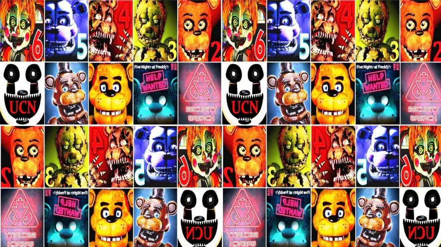 ALL JUMPSCARES Five Nights At Freddy's 1, 2, 3 (FNAF, FNAF 2, FNAF 3) FNAF  JUMPSCARES 