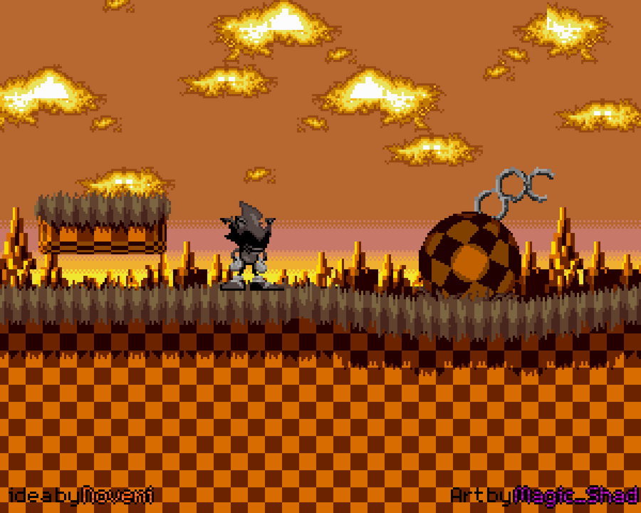 Funni Purpl Shad on Game Jolt: Sonic.exe 2011 pixel art (!don't