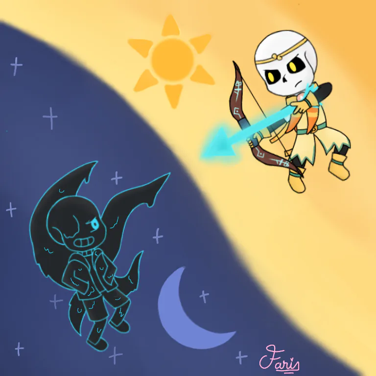 Ink!Sans and Dream!Sans by cocanicola on Newgrounds