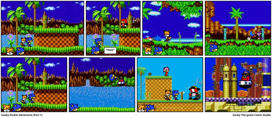 more sonic sprites added! - Comic Studio