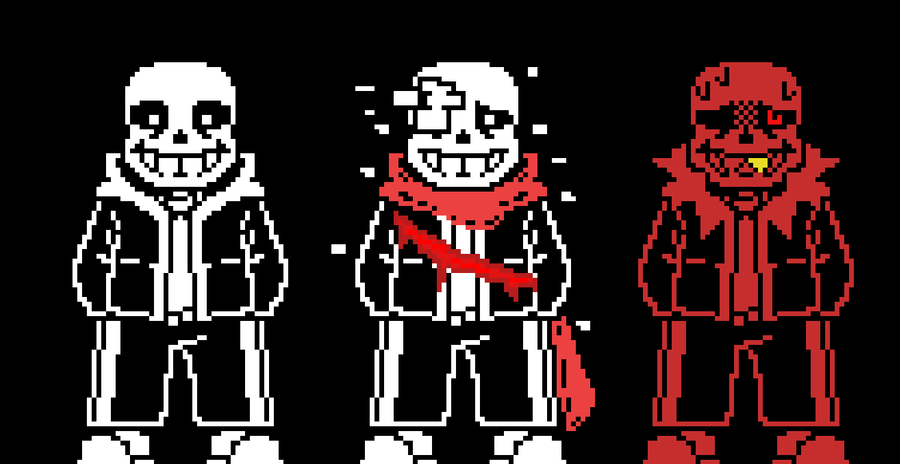 Pixilart - sans battle sprite by ink-man