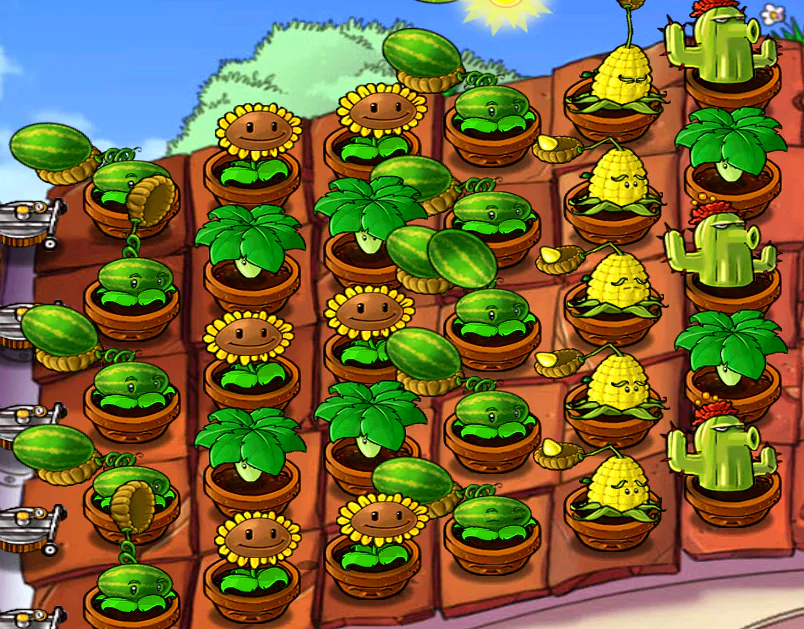 Plants vs Zombies Neighborhood Defense by CrisDevelop - Game Jolt