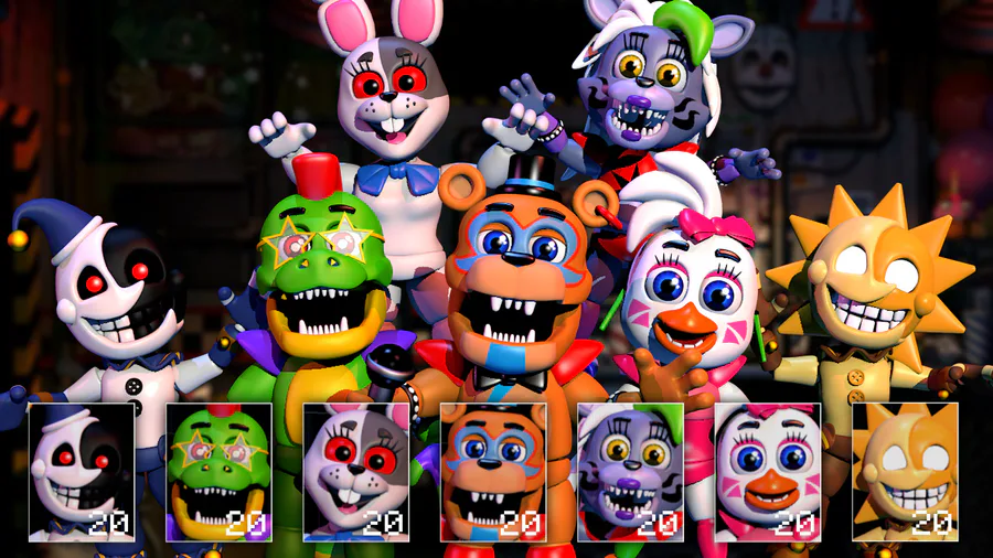 Freddy Fazbear's Pizzeria Simulator - Animatronics Fnaf 3 (Mod) by NIXORY -  Game Jolt