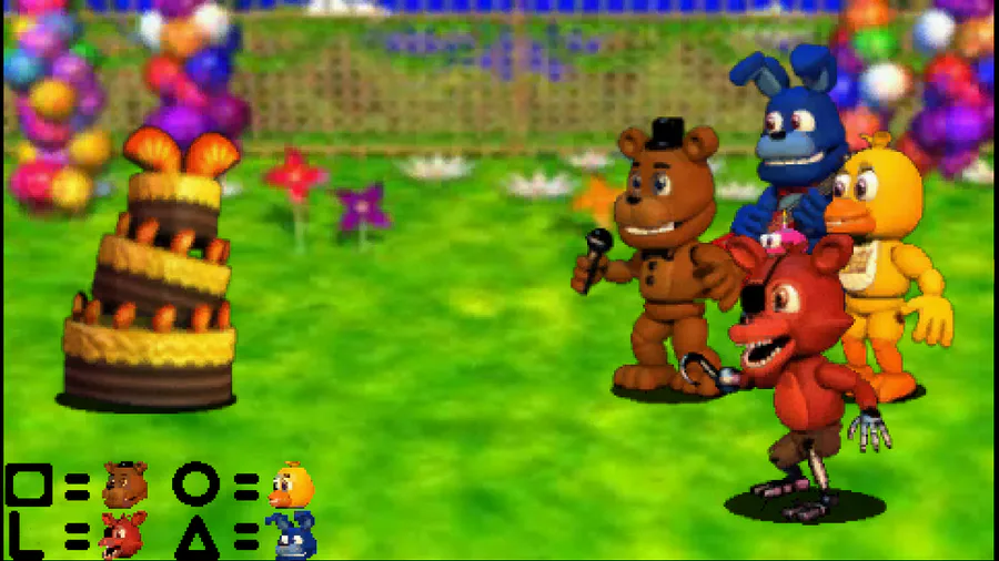 FNAF WORLD ALPHA - (PSP) by NazDev32