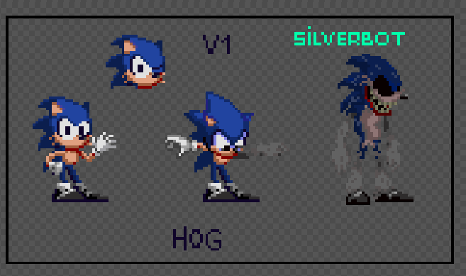 Sonic exe rewrite pixel art