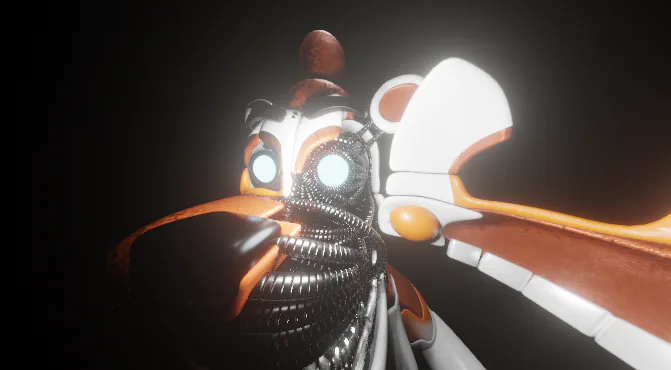 Unmolten Freddy and Molten Freddy