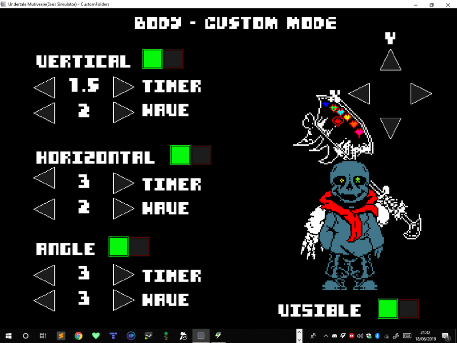 Sans simulator